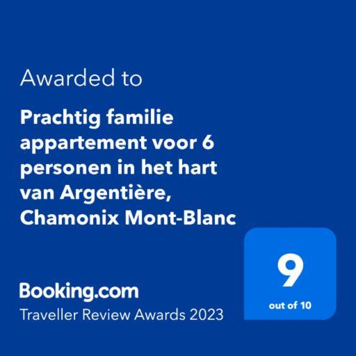 Prachtig Familie Appartement Voor 6 Personen In Het Hart Van Argentiere, Chamonix Mont-Blanc Kültér fotó